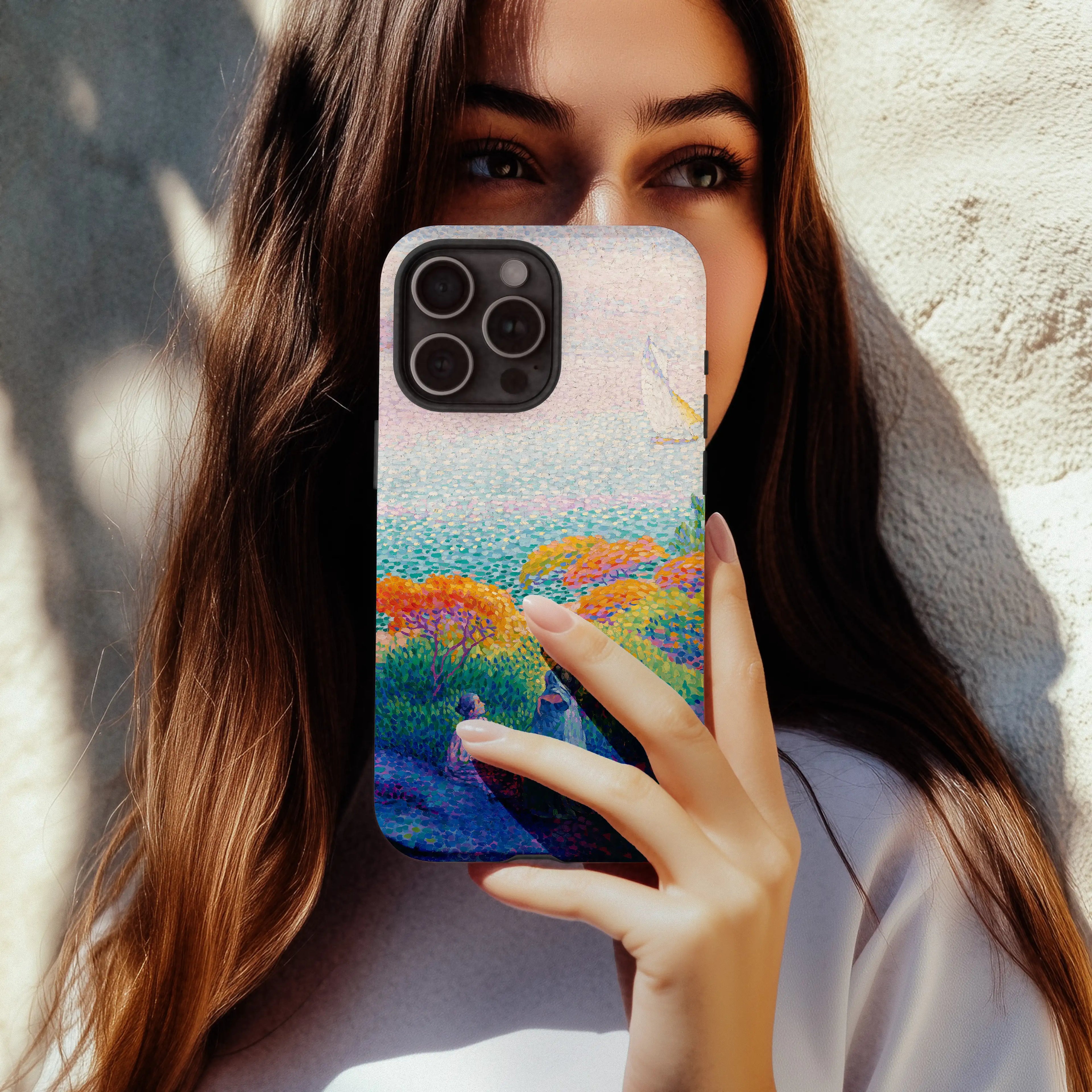 Henri-Edmond Cross – Two Women by the Shore