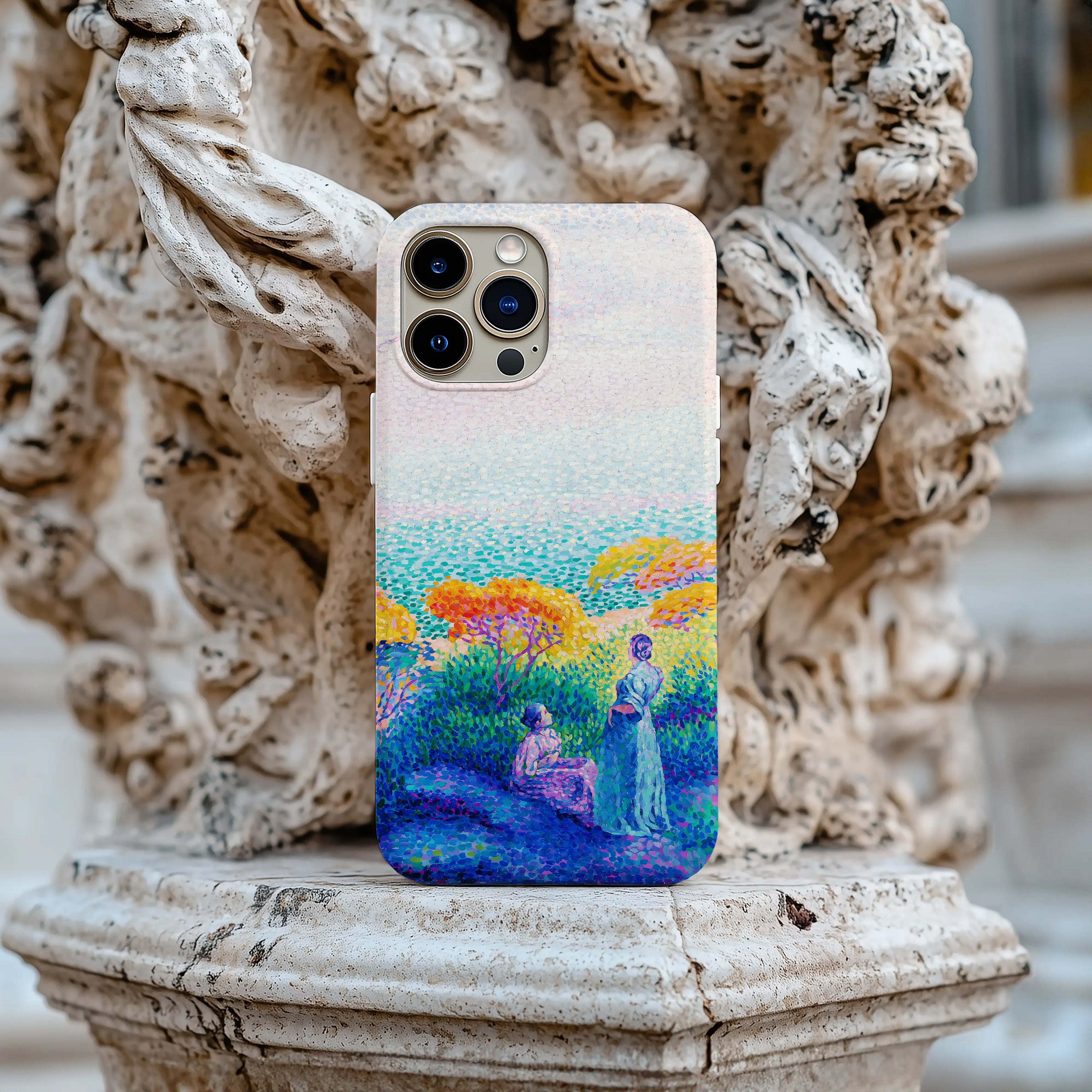 Henri-Edmond Cross – Two Women by the Shore