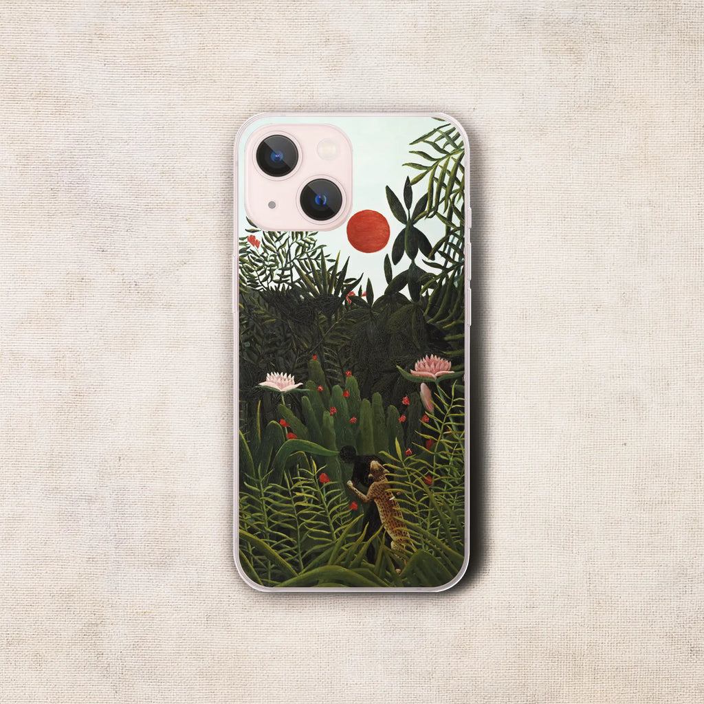 Henri Rousseau – Virgin Forest with Sunset