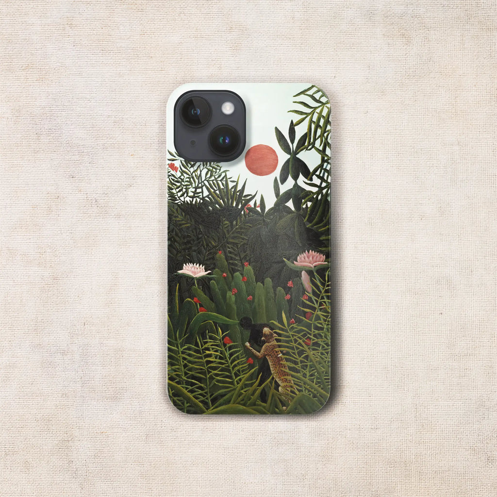 Henri Rousseau – Virgin Forest with Sunset