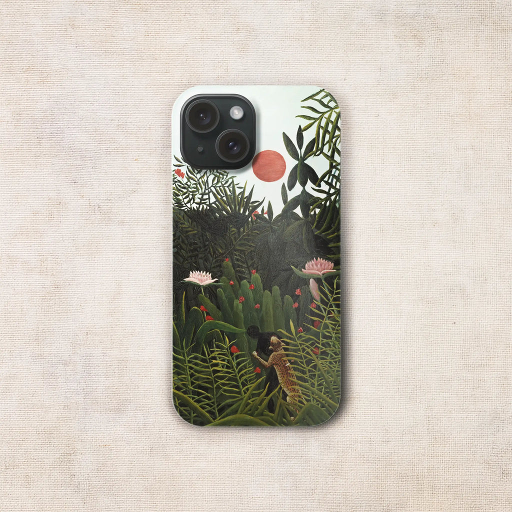 Henri Rousseau – Virgin Forest with Sunset