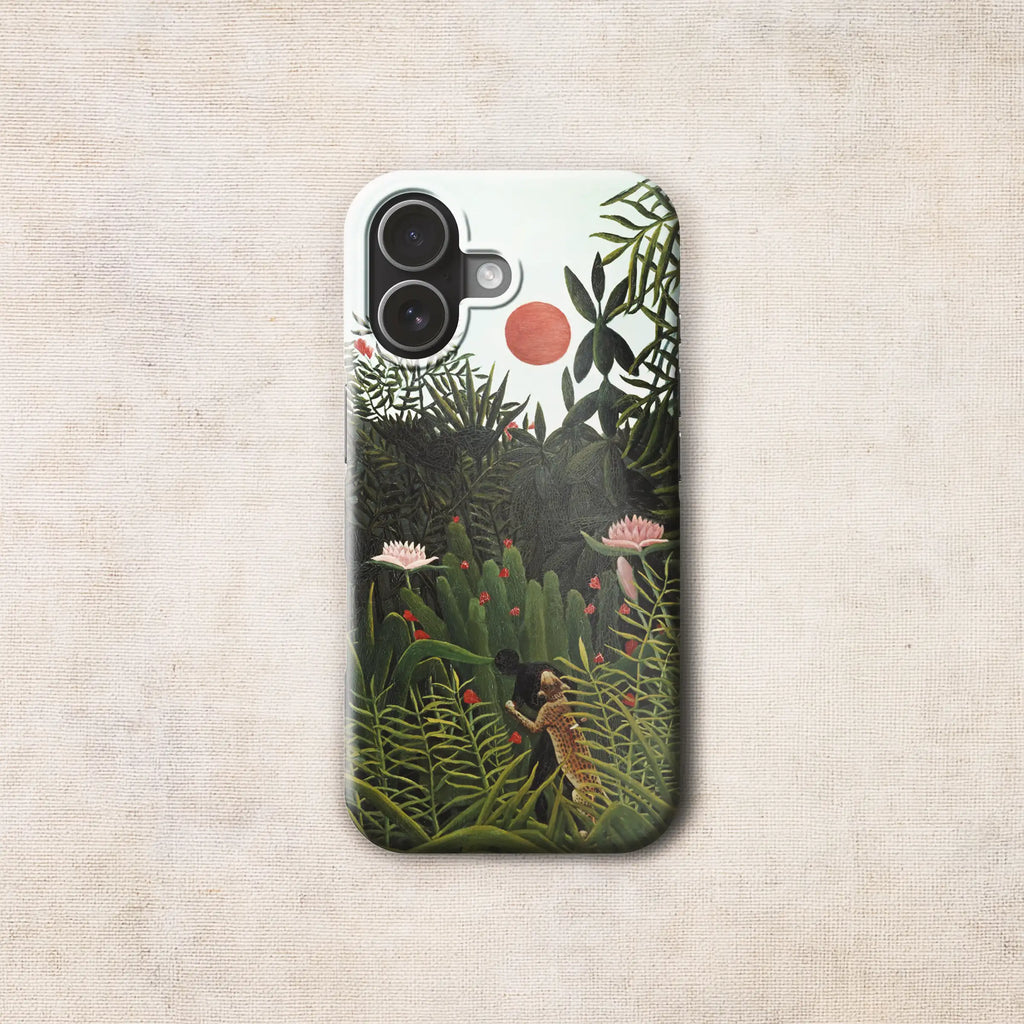 Henri Rousseau – Virgin Forest with Sunset