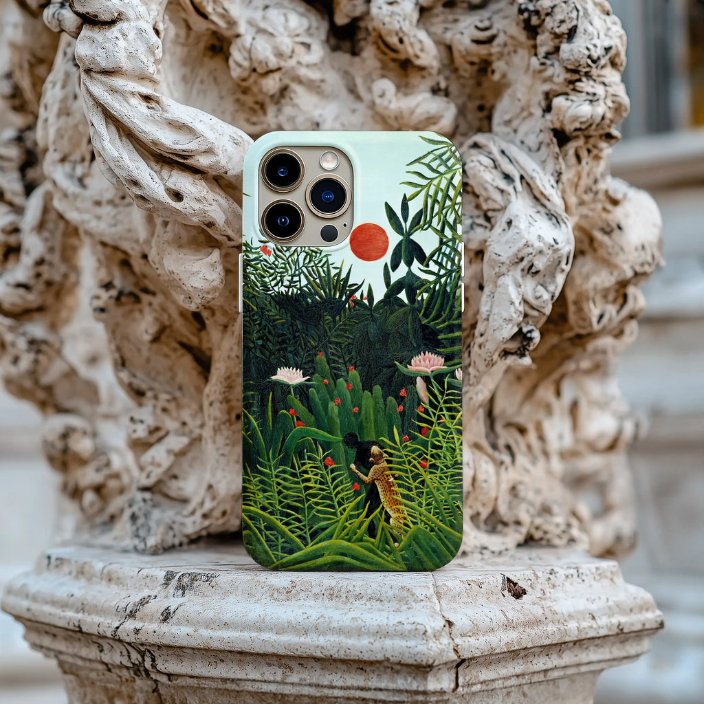 Henri Rousseau – Virgin Forest with Sunset